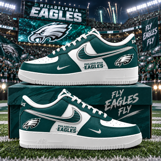 Philadelphia Eagles 2026 Limited Edition Air Force One Sneakers