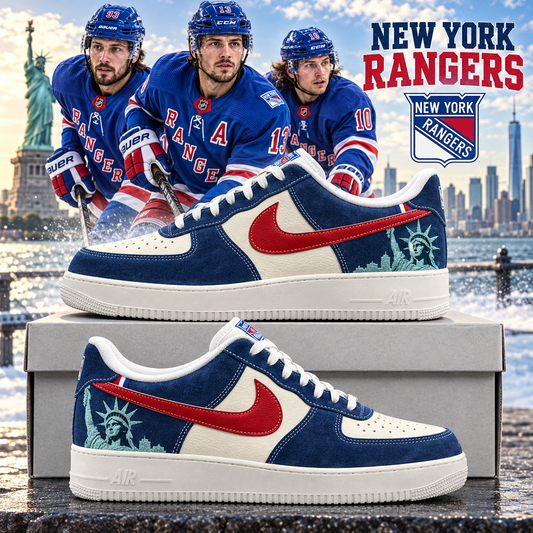 New York Rangers 2026 Limited Edition Air Force One Sneakers