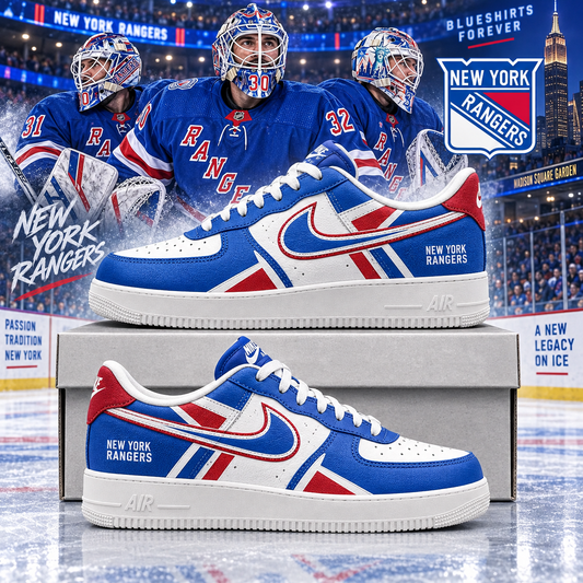 New York Rangers 2026 Limited Edition Air Force One Sneakers
