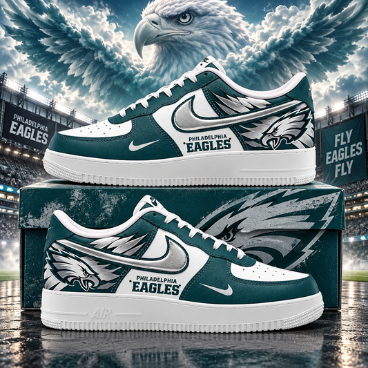 Philadelphia Eagles 2026 Limited Edition Air Force One Sneakers