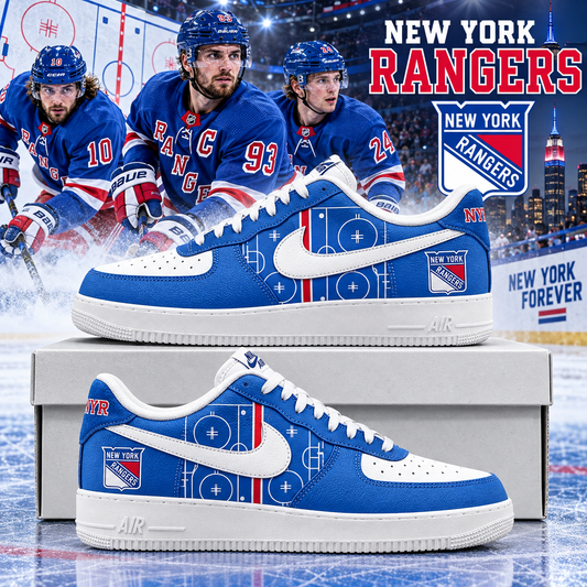 New York Rangers 2026 Limited Edition Air Force One Sneakers