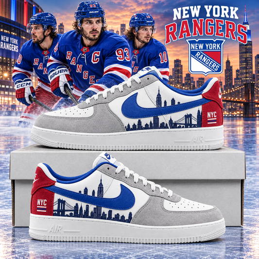 New York Rangers 2026 Limited Edition Air Force One Sneakers