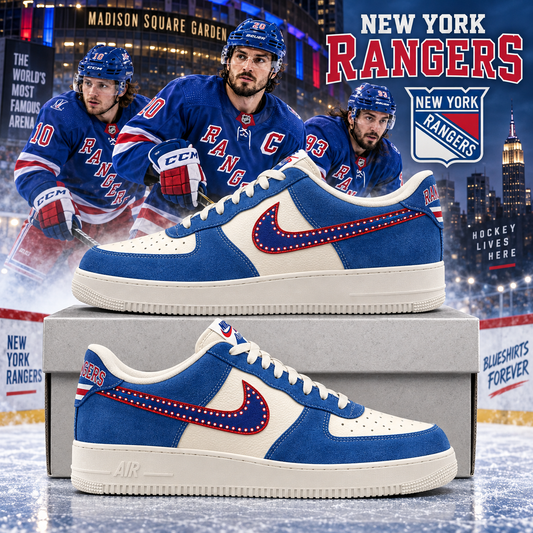 New York Rangers 2026 Limited Edition Air Force One Sneakers