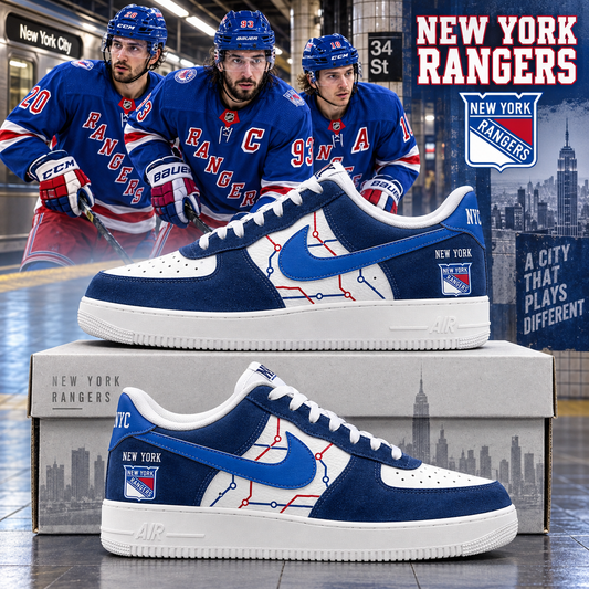 New York Rangers 2026 Limited Edition Air Force One Sneakers