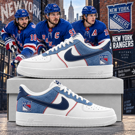 New York Rangers 2026 Limited Edition Air Force One Sneakers