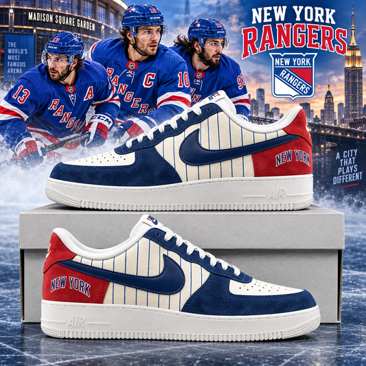 New York Rangers 2026 Limited Edition Air Force One Sneakers