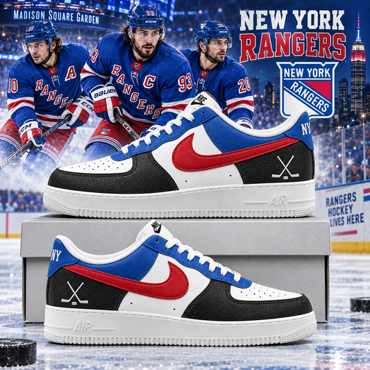 New York Rangers 2026 Limited Edition Air Force One Sneakers