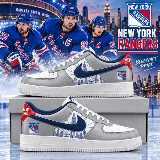 New York Rangers 2026 Limited Edition Air Force One Sneakers