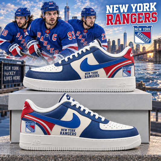 New York Rangers 2026 Limited Edition Air Force One Sneakers