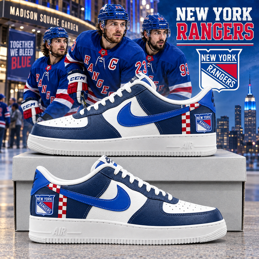 New York Rangers 2026 Limited Edition Air Force One Sneakers