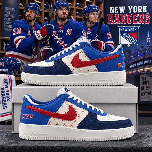 New York Rangers 2026 Limited Edition Air Force One Sneakers