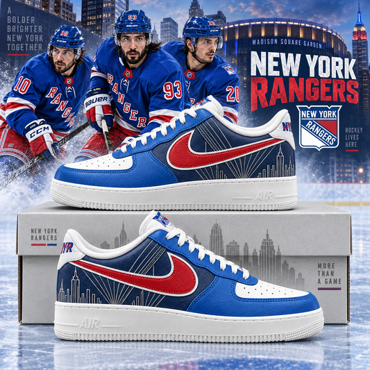 New York Rangers 2026 Limited Edition Air Force One Sneakers