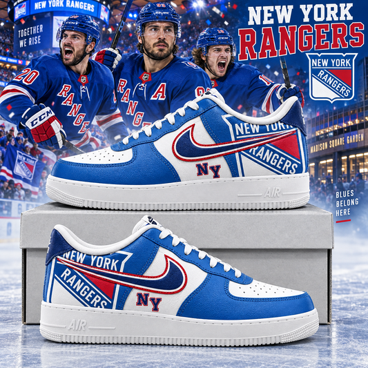 New York Rangers 2026 Limited Edition Air Force One Sneakers