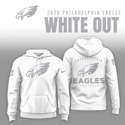 Philadelphia Eagles 2026 White Out Limited Edition Hoodie