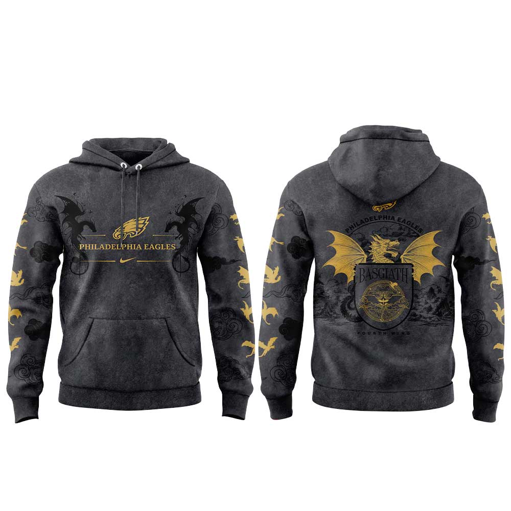 .                                    P Eagles x Fourth Wings Night 2026 Limited Edition Hoodie V2