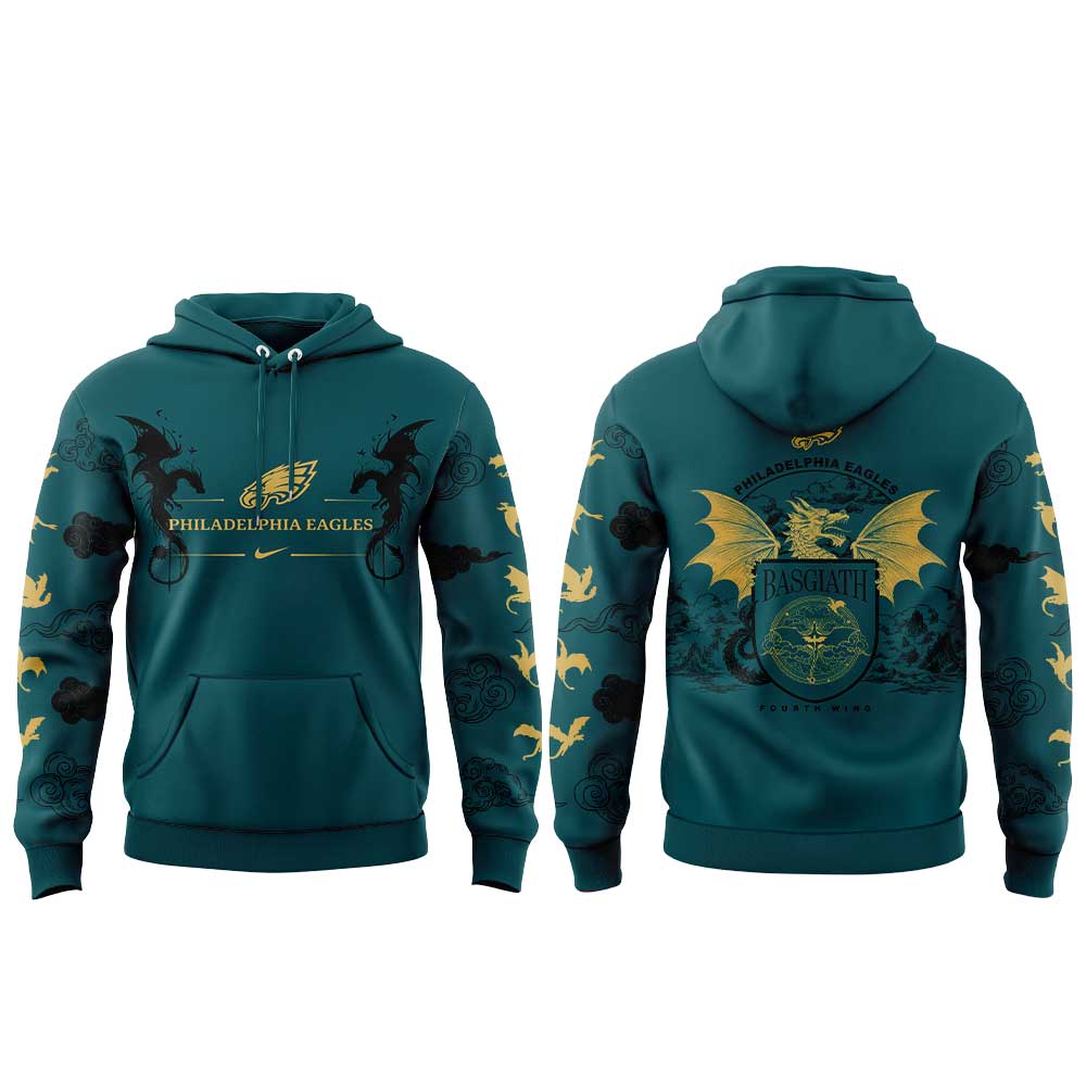 .                                    P Eagles x Fourth Wings Night 2026 Limited Edition Hoodie