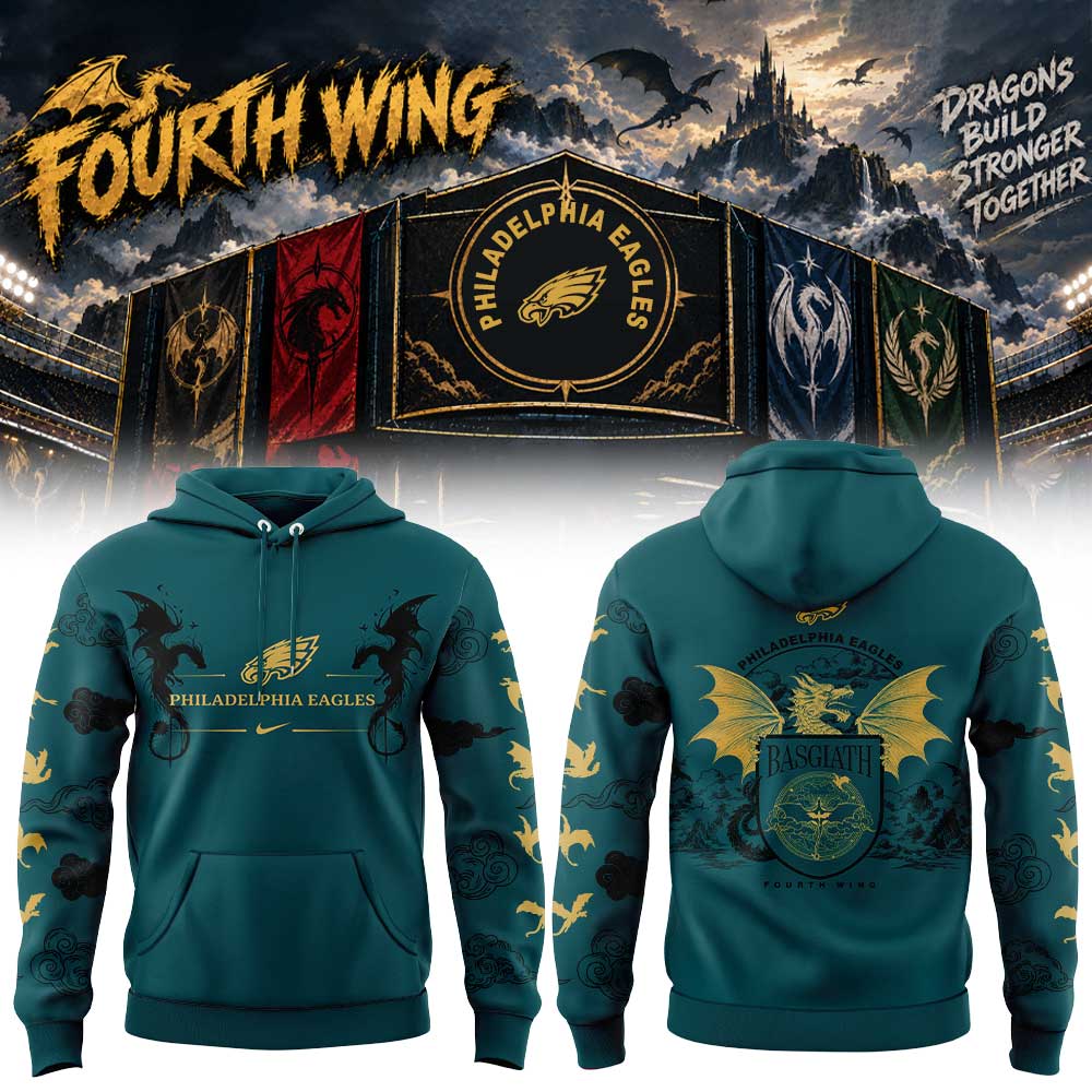 .                                    P Eagles x Fourth Wings Night 2026 Limited Edition Hoodie