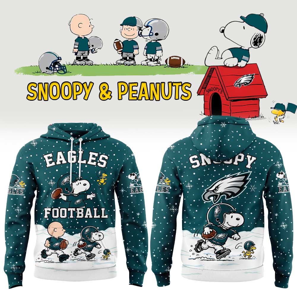 .                                       P Eagles x Snoopy/Peanuts Limited Hoodie