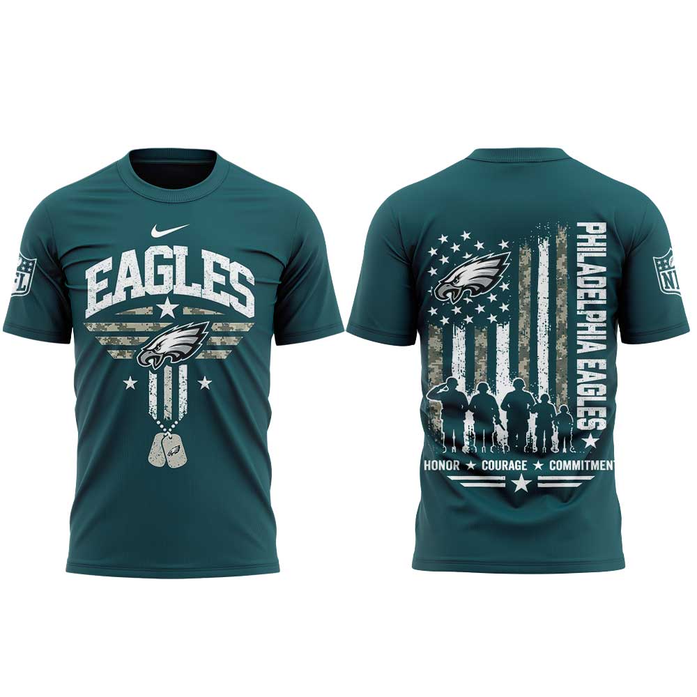 .                                  P Eagles SALUTE TO SERVICE Exclusive Edition Shirt
