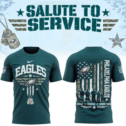 .                                  P Eagles SALUTE TO SERVICE Exclusive Edition Shirt