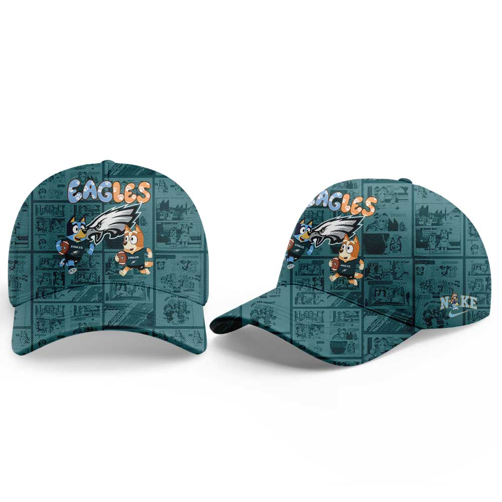 .                          P Eagles x Bluey and Bingo Hoodie