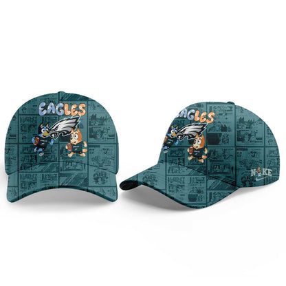 .                          P Eagles x Bluey and Bingo Hoodie
