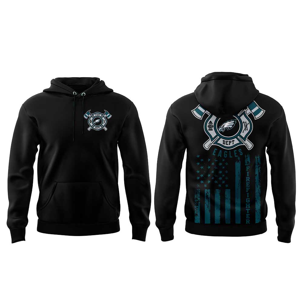 .                                     P Eagles x Firefighter Appreciation 2026 Hoodie
