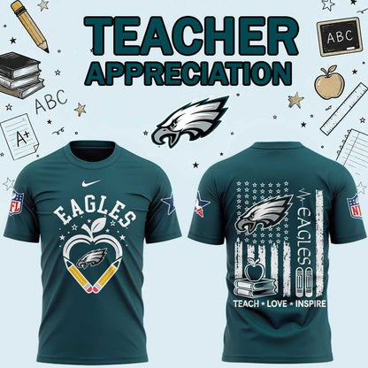 .                                 P Eagles Teacher Appreciation 2026 Shirt