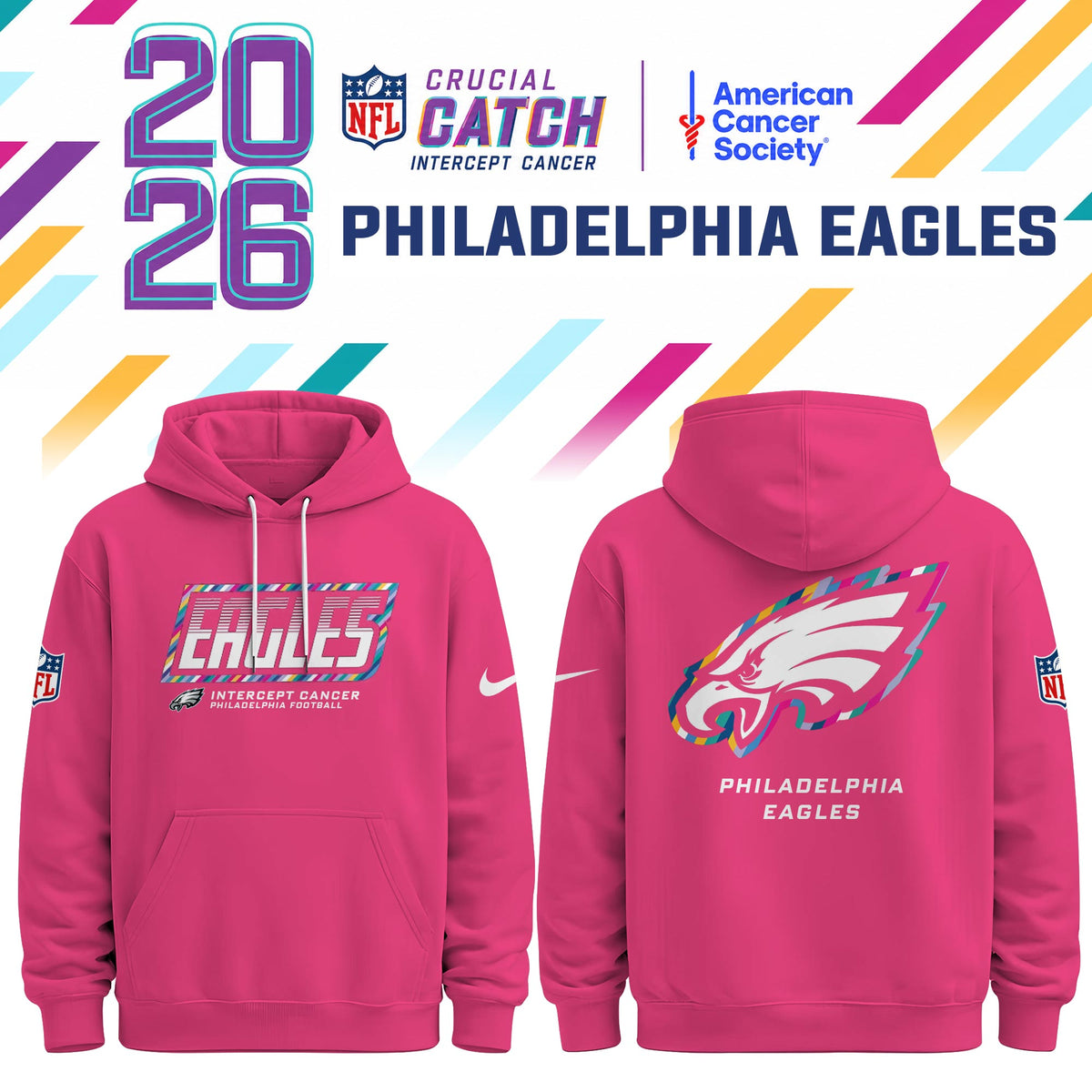 Philadelphia Eagles 2026 Crucial Catch Limited Hoodie