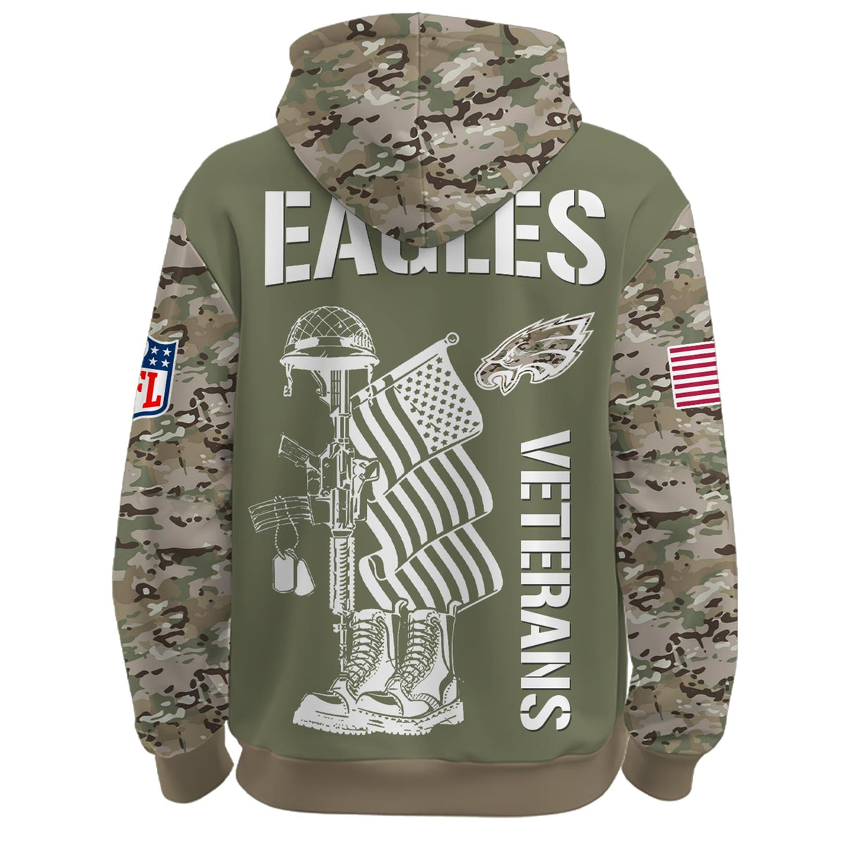 Philadelphia Eagles - Veteran Day 2025 Hoodie Limited Edions