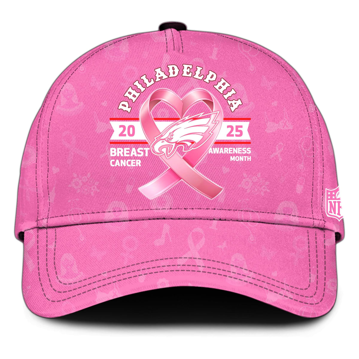Philadelphia Eagles Special Breast Cancer Awareness Month Limited Edition Hoodie 2025