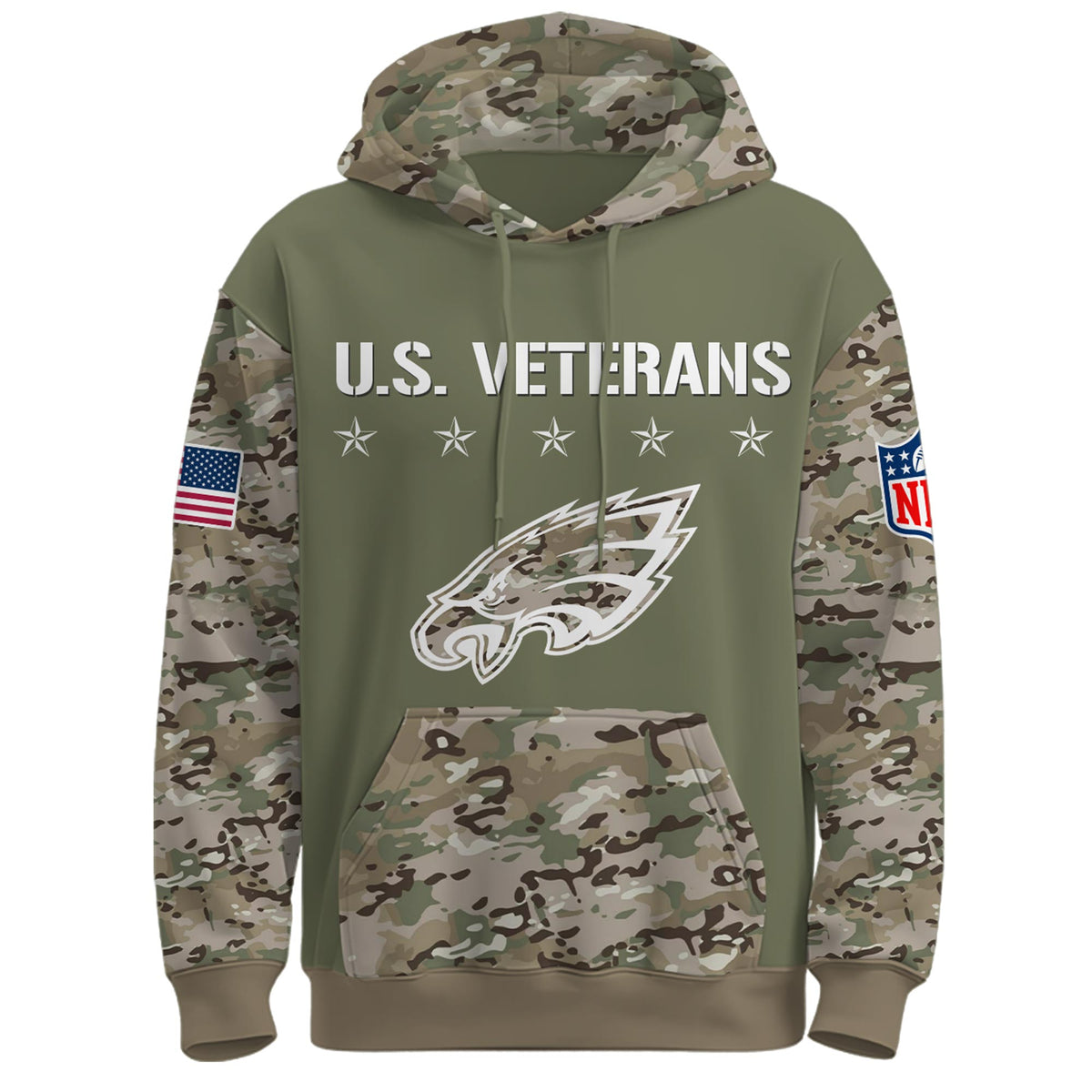 Philadelphia Eagles - Veteran Day 2025 Hoodie Limited Edions