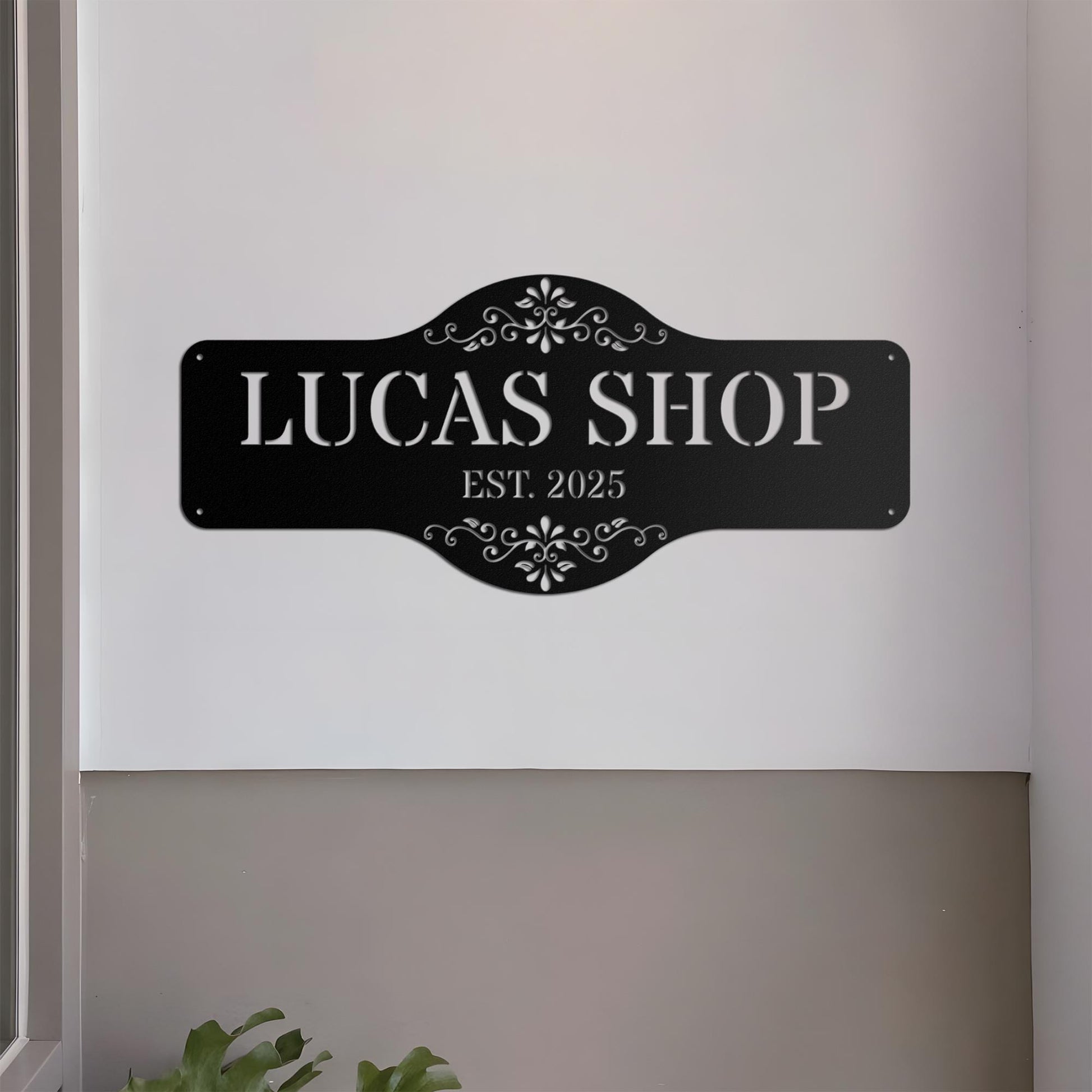 Personalized Business Metal Sign, Custom Metal Sign, Outdoor Signs, Family Name Sign Metal, Store Wall Art Decor, Housewarming Gift