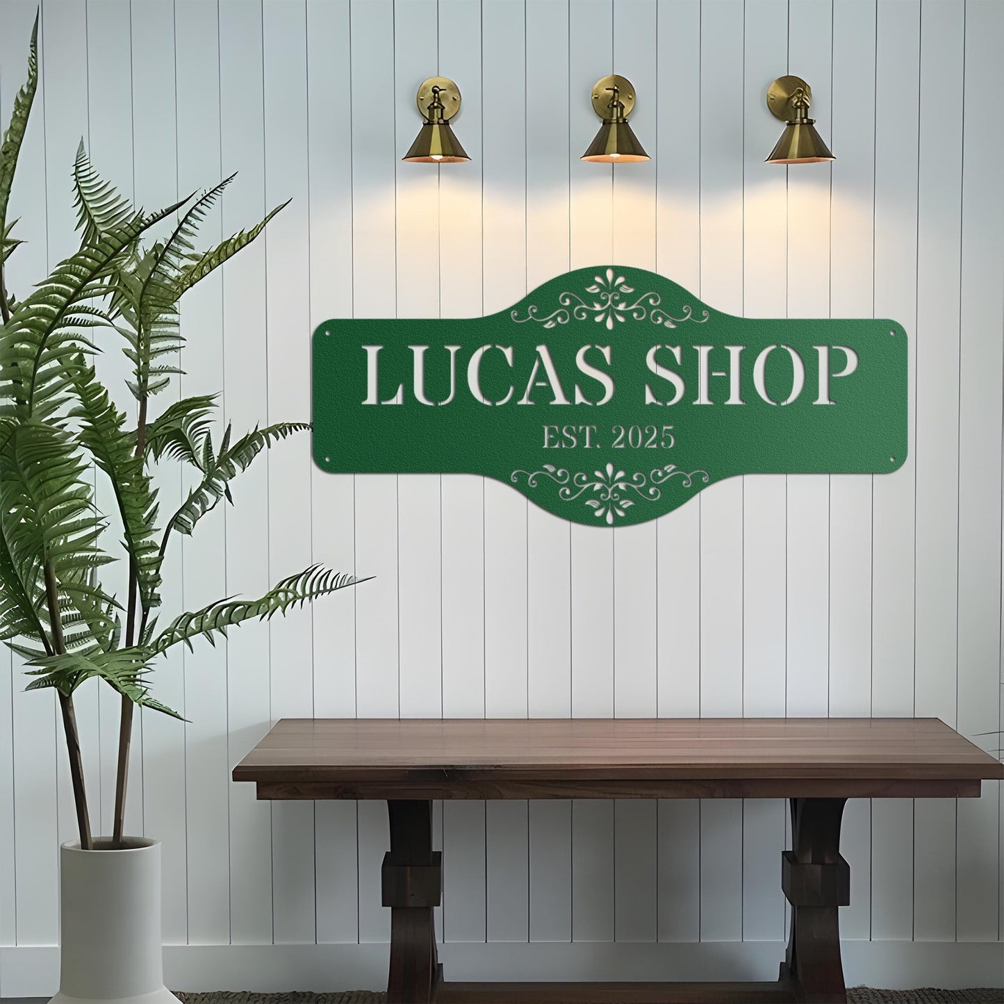 Personalized Business Metal Sign, Custom Metal Sign, Outdoor Signs, Family Name Sign Metal, Store Wall Art Decor, Housewarming Gift