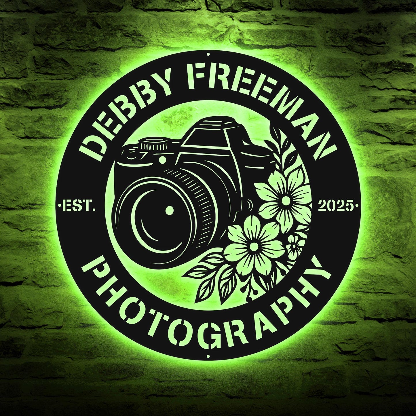 Personalized Camera Metal Wall Art, Camera Metal Sign, Photo Studio Decor, Photographer Metal Sign, Photography Lovers Gift, Gift For Her