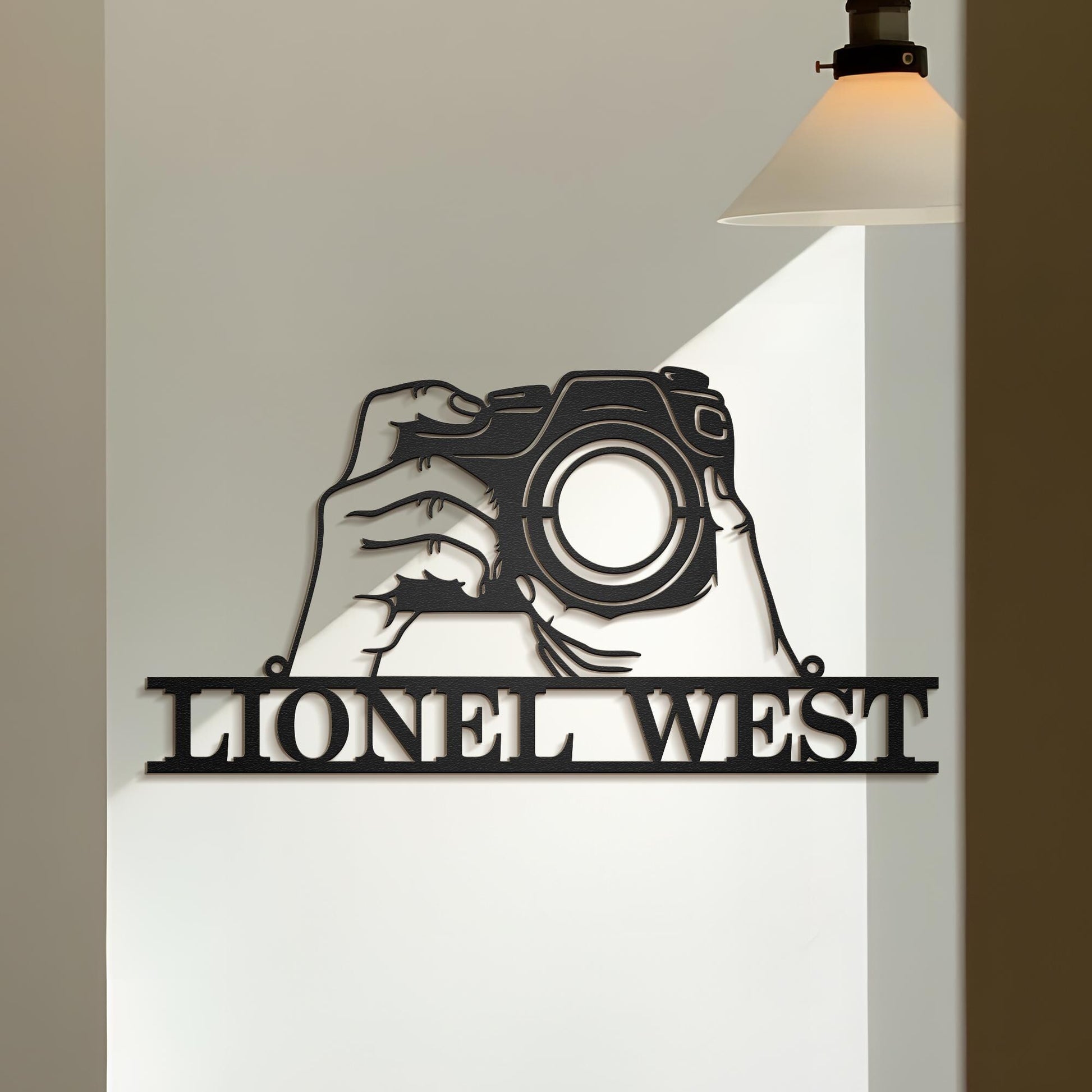 Custom Camera Metal Wall Art, Camera Metal Sign, Photo Studio Decor, Photographer Metal Sign, Photography Lovers Gift, Gift For Her Him