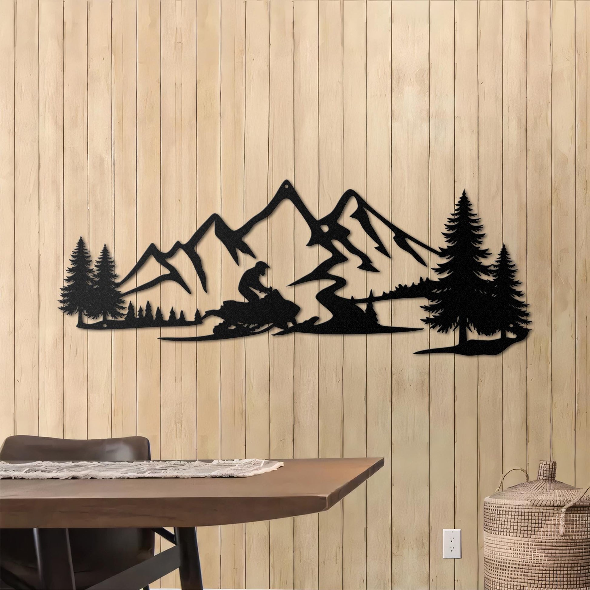 Custom Snowmobile LED Metal Sign, Personalized Ski-Doo Wall Art, Outdoor Decor for Snowmobile Enthusiasts, Gift for Him, Man Cave Decor