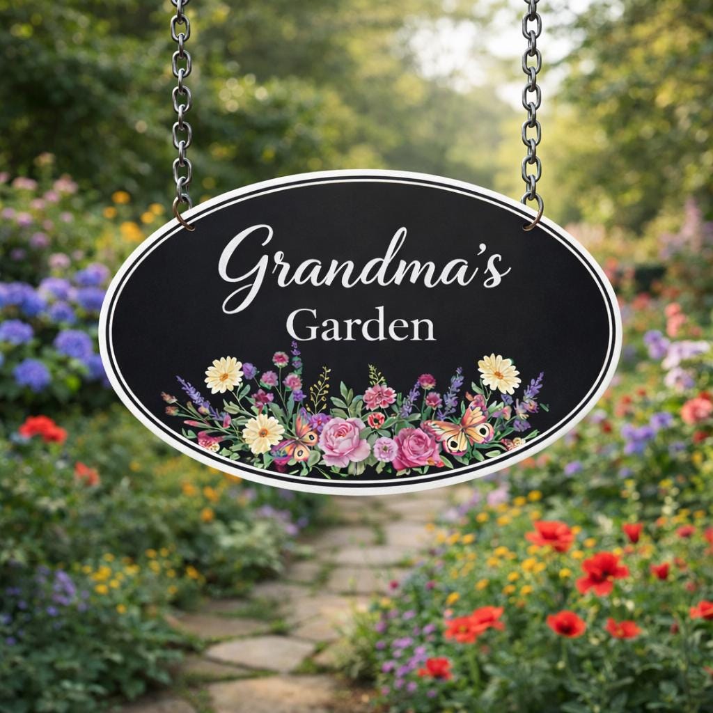 Custom Metal Sign with Proof, Personalized Outdoor Sign, Custom Yard or Garden Sign, Custom Logo Metal Sign